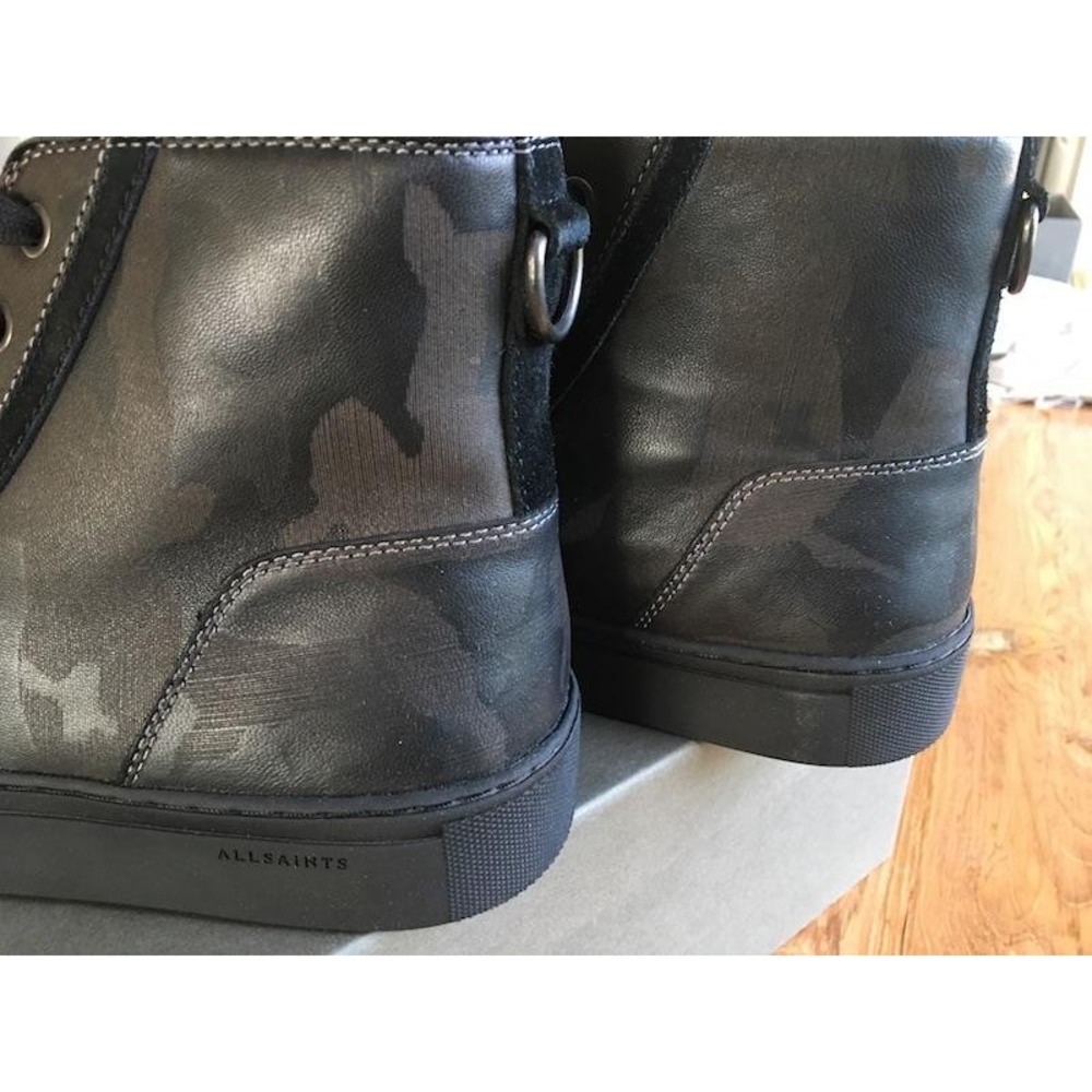 ALLSAINTS MEN'S CIRCUIT MILITARY CAMO HI-TOP BOOT SHOES SZ. UK 7 - Picture 10 of 11